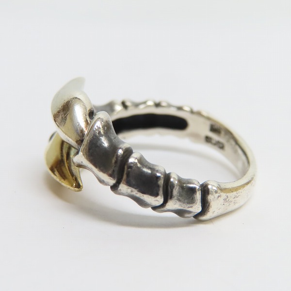 実際に弊社で買取させて頂いたBloody Mary/ブラッディマリー K18 サファイア スシュムナークローリング/15.5号の画像 2枚目