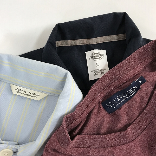 実際に弊社で買取させて頂いた【おまとめ品】ジャーナルスタンダード/ハイドロゲン/ディッキーズ 等 Tシャツ/シャツ/パーカー 他の画像 1枚目