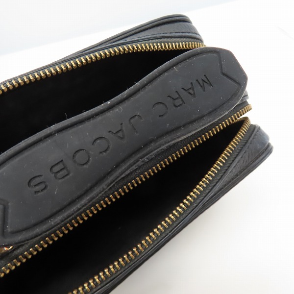 実際に弊社で買取させて頂いたMARC JACOBS/マークジェイコブス テクスチャードボックス ハンドバッグ/ショルダーバッグ ウェビングストラップ付 M0014840の画像 3枚目