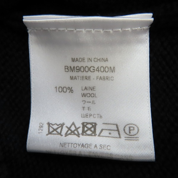 実際に弊社で買取させて頂いた【JPタグ】GIVENCHY/ジバンシィ バンドヘビーセーターフロントロゴニット BM900G400M/Sの画像 4枚目