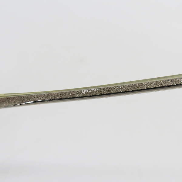 実際に弊社で買取させて頂いた999.9/フォーナインズ スクエア型 眼鏡/メガネフレーム 度入り NP-711の画像 6枚目