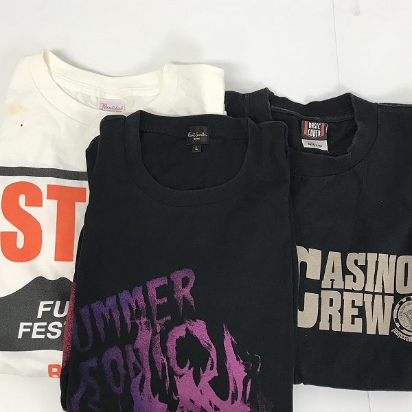 実際に弊社で買取させて頂いた【おまとめ品】ラルクアンシエル/ポールスミス サマーソニック/フジロックフェスティバル 等 半袖Tシャツ/バンドTシャツ 他の画像 1枚目
