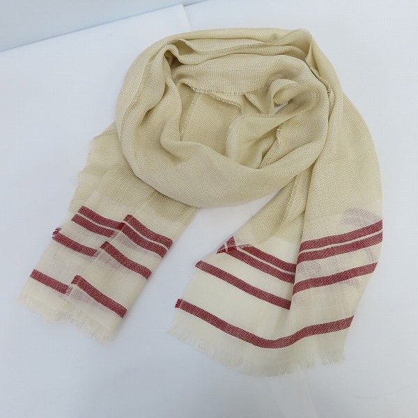 実際に弊社で買取させて頂いたdunhill/ダンヒル シルク ストールの画像 6枚目