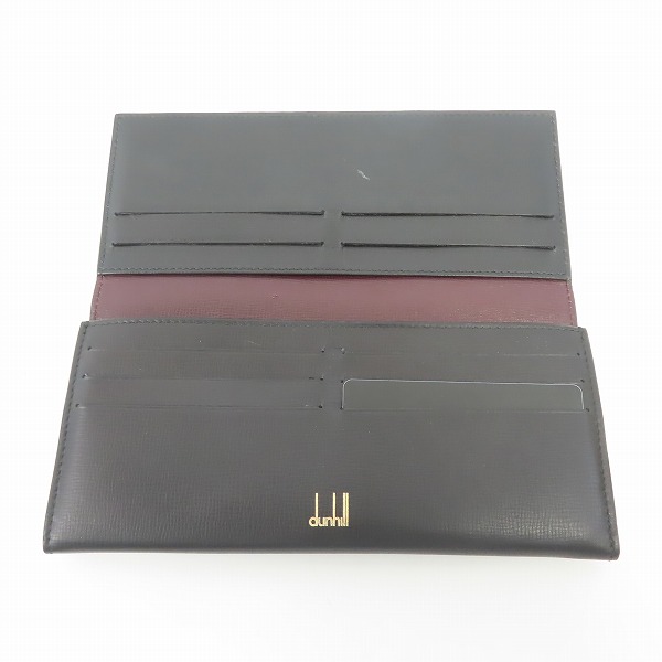 実際に弊社で買取させて頂いたdunhill/ダンヒル レザー ロングウォレット/長財布 小銭入れ付きの画像 3枚目