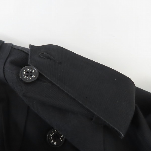 実際に弊社で買取させて頂いたMACKINTOSH/マッキントッシュ ゴム引き ステンカラーコート HQ/ID/IJ/38の画像 3枚目