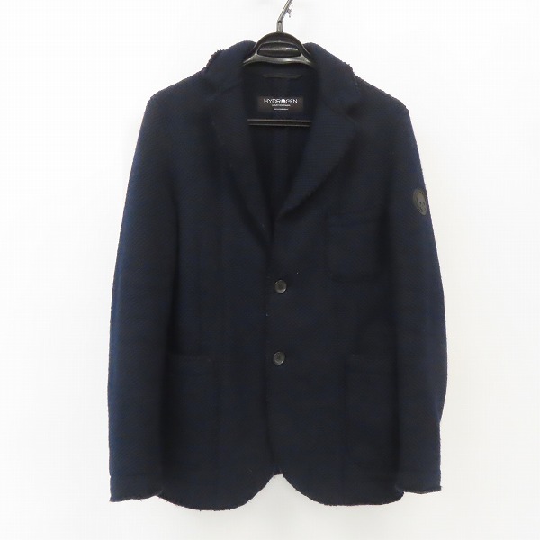 実際に弊社で買取させて頂いた【JPタグ】HYDROGEN/ハイドロゲン ウールジャケット/44