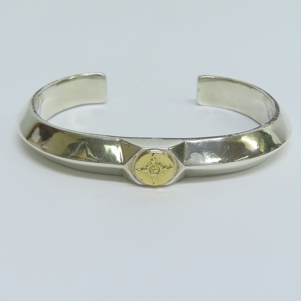 実際に弊社で買取させて頂いた【ギャラ付】FIRST ARROWS/ファーストアローズ K18 ロングホーン バングル BR-245の画像 1枚目