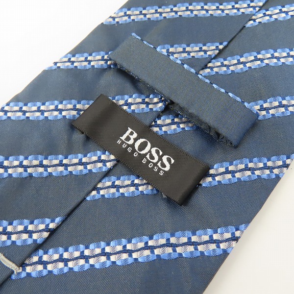 実際に弊社で買取させて頂いた【おまとめ品】Dunhill/ダンヒル HUGO BOSS/ヒューゴボス他 ドット柄/斜線柄等 ネクタイの画像 1枚目