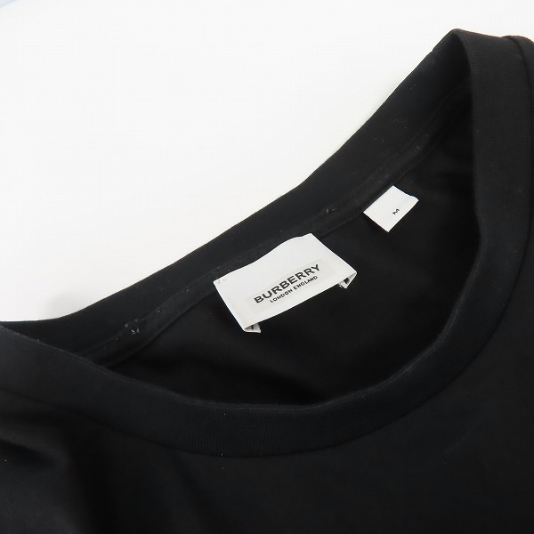 実際に弊社で買取させて頂いた【JPタグ】BURBERRY/バーバリー TESLOW クルーネック 袖ロゴテープTシャツ 8026224/Mの画像 6枚目