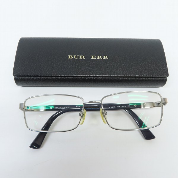 実際に弊社で買取させて頂いたBURBERRY/バーバリー 度入り アイウェア/メガネフレーム B 1293TD 1078の画像 9枚目
