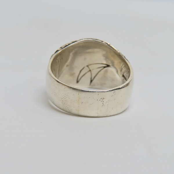 実際に弊社で買取させて頂いたCRAZY PIG/クレイジーピッグ クリスタル スカルリングの画像 3枚目