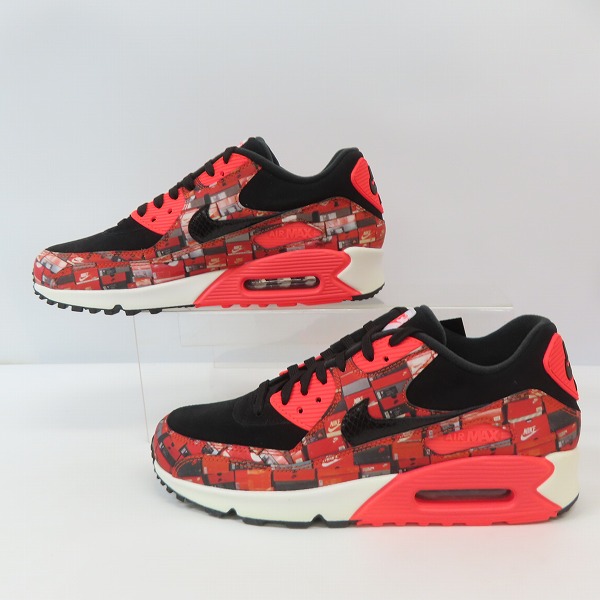 実際に弊社で買取させて頂いた【未使用】NIKE×atmos/ナイキ×アトモス AIR MAX 90 PRNT "WE LOVE NIKE"/エアマックス90 プリント AQ0926-001/27.5の画像 3枚目