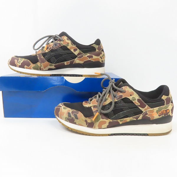 実際に弊社で買取させて頂いたasics×ATMOS/アシックス×アトモス GEL-LYTE III Duck Camo ゲルライト スリー ダックカモ TQ6H2Q-8890/27.5の画像 3枚目