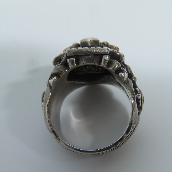 実際に弊社で買取させて頂いた【ギャラ付き】Leathers＆Treasures/レザーズ＆トレジャーズ クレストリング w/ポリチーノクロスの画像 5枚目