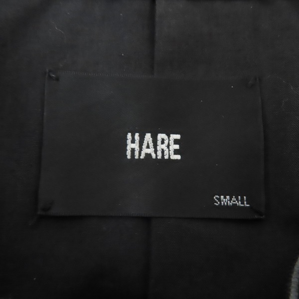 実際に弊社で買取させて頂いたHARE/ハレ 羊革/ラムレザー シングルライダースジャケット HA030006AD Sの画像 2枚目