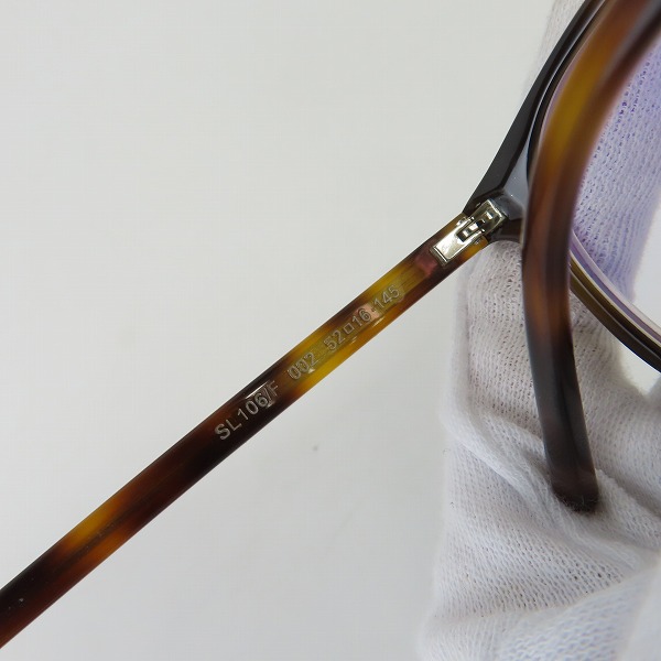実際に弊社で買取させて頂いたSAINT LAURENT PARIS/サンローランパリ 度入り眼鏡/メガネフレーム/アイウェア SL106の画像 6枚目