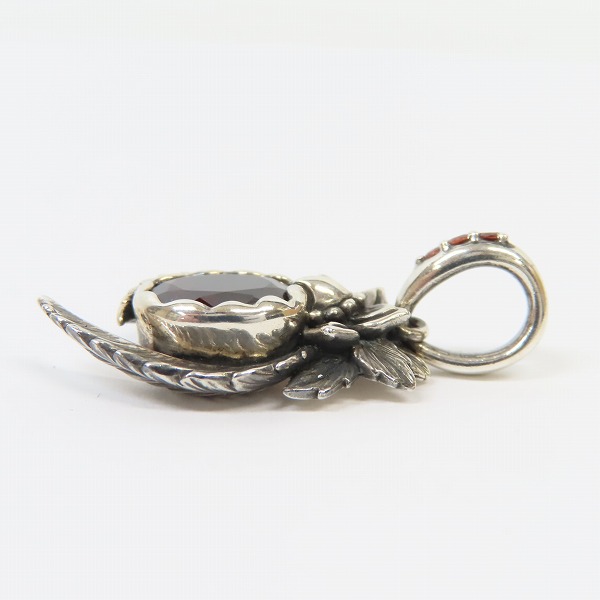 実際に弊社で買取させて頂いたBloody Mary/ブラッディマリー 四神 - 朱雀 ペンダント w/ガーネットの画像 2枚目