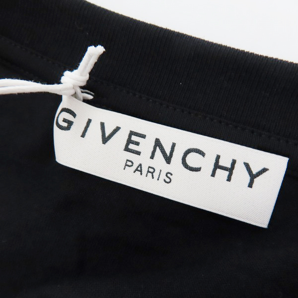 実際に弊社で買取させて頂いた【JPタグ/未使用】GIVENCHY/ジバンシイ 21SS メタリックロゴ 半袖Tシャツ BM711D3002/XLの画像 2枚目