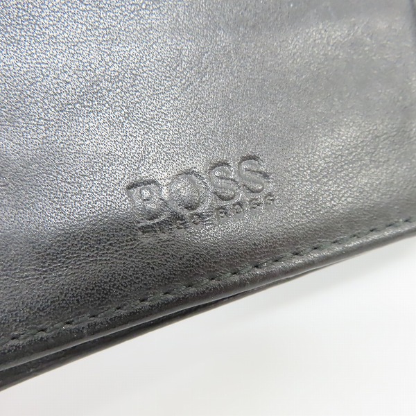 実際に弊社で買取させて頂いたHUGO BOSS/ヒューゴボス 二つ折り財布/ウォレットの画像 4枚目