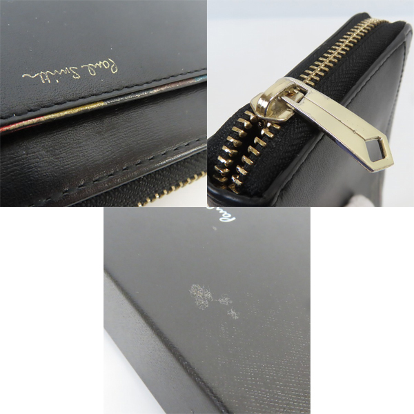 実際に弊社で買取させて頂いたPaul Smith/ポールスミス レザーラウンドファスナー長財布 30PA P073の画像 7枚目