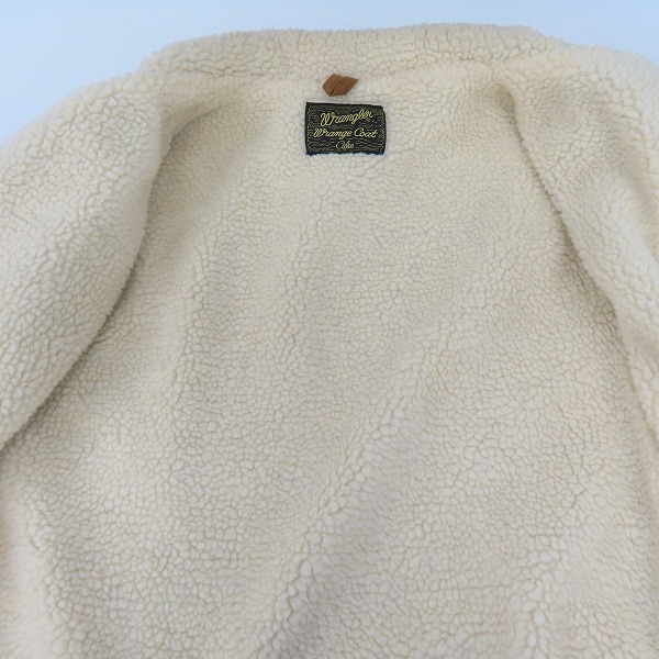 実際に弊社で買取させて頂いたCALEE×Wrangler/キャリー×ラングラー 18AW Fake Suede Ranch Boa Coat/フェイクスエード ランチコート/Lの画像 8枚目