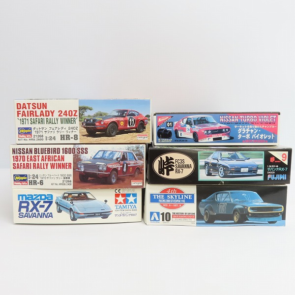 実際に弊社で買取させて頂いた【おまとめ品】タミヤ/ハセガワ 他 マツダ サバンナRX-7/ダットサン フェアレディ 240Z/ニッサン ブルーバード 1600 SSS 等の画像 7枚目