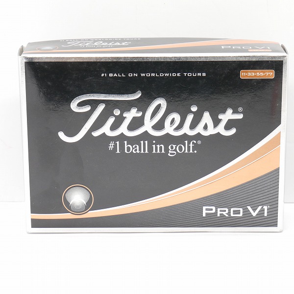 実際に弊社で買取させて頂いた【未使用】Titleist/タイトリスト PRO V1 ゴルフボール 1ダースの画像 2枚目