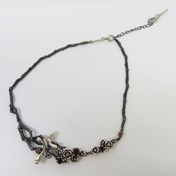 実際に弊社で買取させて頂いたBloody Mary/ブラッディマリー 2013年 xmas限定 ヴァニタス ローズ クロス ネックレスの画像 9枚目