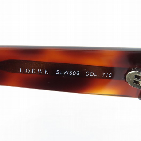 実際に弊社で買取させて頂いた(1)LOEWE/ロエベ サングラス アイウェア SLW506 COL.710 の画像 6枚目