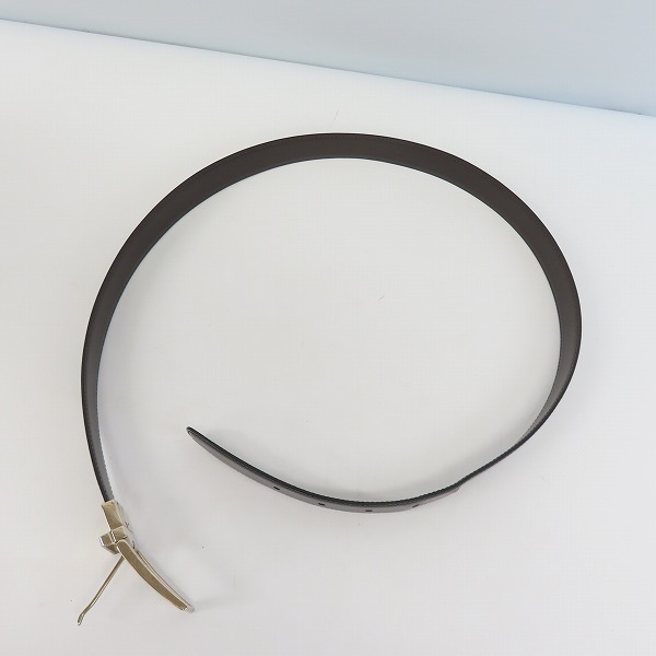 実際に弊社で買取させて頂いたdunhill/ダンヒル ピンバックル レザーベルトの画像 7枚目