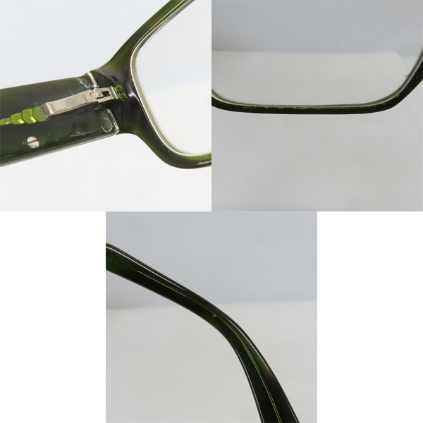 実際に弊社で買取させて頂いた【難有り】PRADA/プラダ メガネフレーム/アイウェア スクエア VPR15Lの画像 7枚目