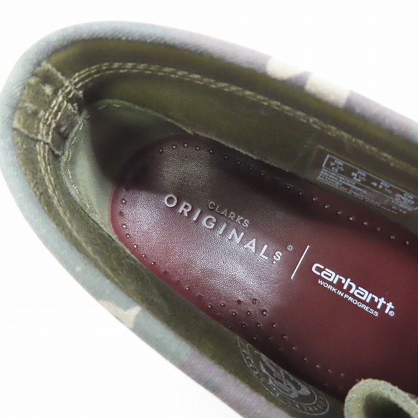 実際に弊社で買取させて頂いたCarhartt WIP×Clarks/カーハート×クラークス Wallabee Boot oliver/UK7.5の画像 4枚目