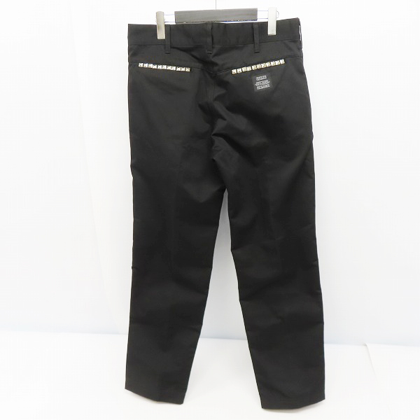 実際に弊社で買取させて頂いたCRIME/クライミー スタッズ パンツ ブラック/34の画像 1枚目