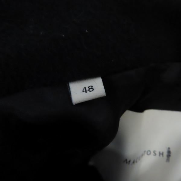 実際に弊社で買取させて頂いたMACKINTOSH/マッキントッシュ DUNOON HOOD ウールロングコート MO3665-MOP5139/48の画像 3枚目