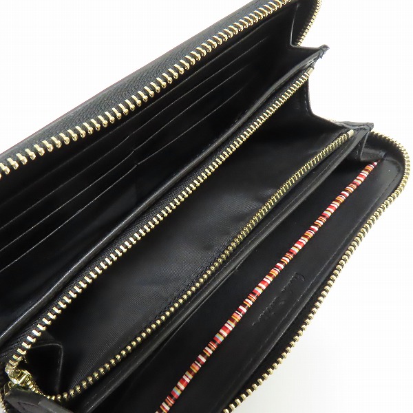 実際に弊社で買取させて頂いたPaul Smith/ポールスミス レザー ジップストローグレイン ラウンドジップ ウォレットの画像 3枚目