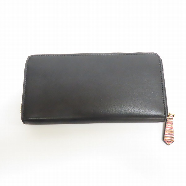 実際に弊社で買取させて頂いたPaul Smith/ポールスミス レザー ジップストローグレイン ラウンドジップ ウォレットの画像 1枚目