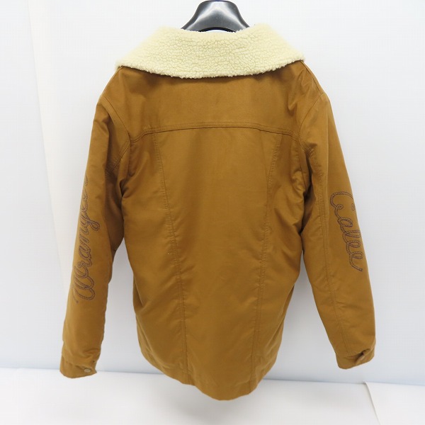 実際に弊社で買取させて頂いたCALEE×Wrangler/キャリー×ラングラー 18AW Fake Suede Ranch Boa Coat/フェイクスエード ランチコート/Lの画像 1枚目