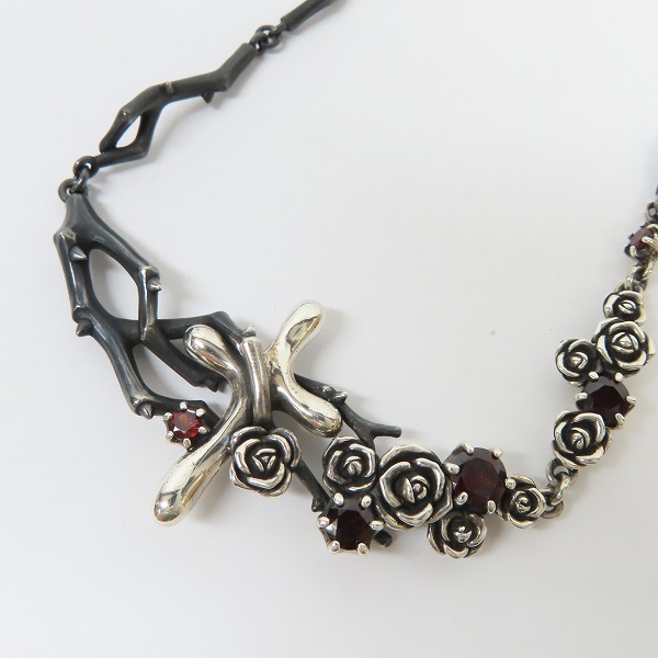 実際に弊社で買取させて頂いたBloody Mary/ブラッディマリー 2013年 xmas限定 ヴァニタス ローズ クロス ネックレス