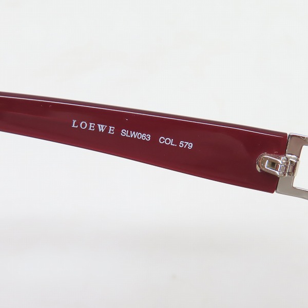 実際に弊社で買取させて頂いた(5)LOEWE/ロエベ サングラス アイウェア SLW063 COL.579の画像 5枚目