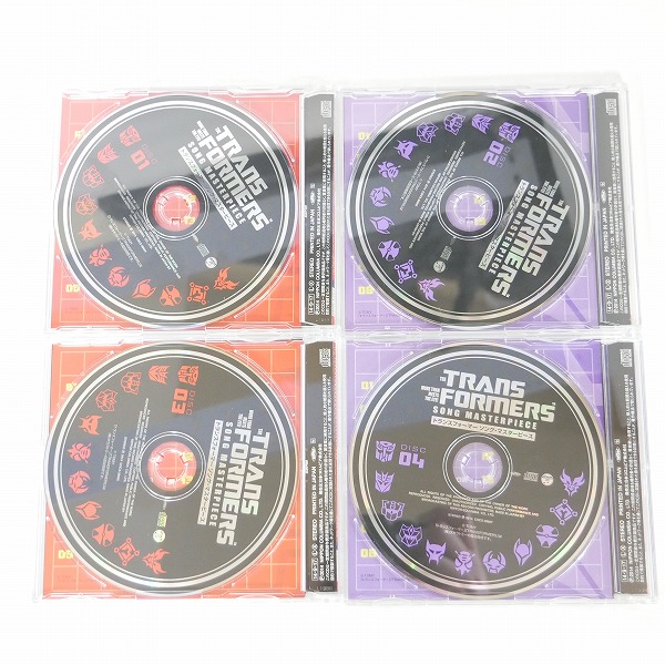 実際に弊社で買取させて頂いたCD トランスフォーマー ソング・マスターピース COCX-38664-7【再生確認済】の画像 4枚目