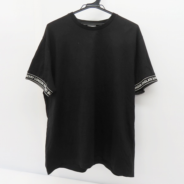 実際に弊社で買取させて頂いた【JPタグ】BURBERRY/バーバリー TESLOW クルーネック 袖ロゴテープTシャツ 8026224/M