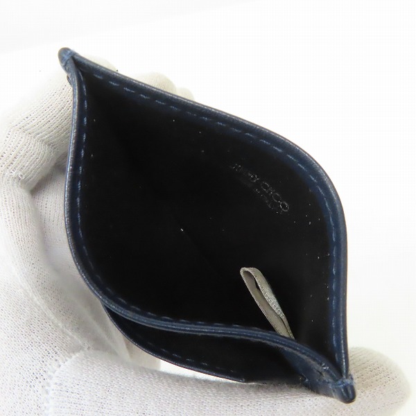 実際に弊社で買取させて頂いたJIMMY CHOO/ジミーチュウ DEAN/ディーン ロゴプレート パスケースの画像 3枚目