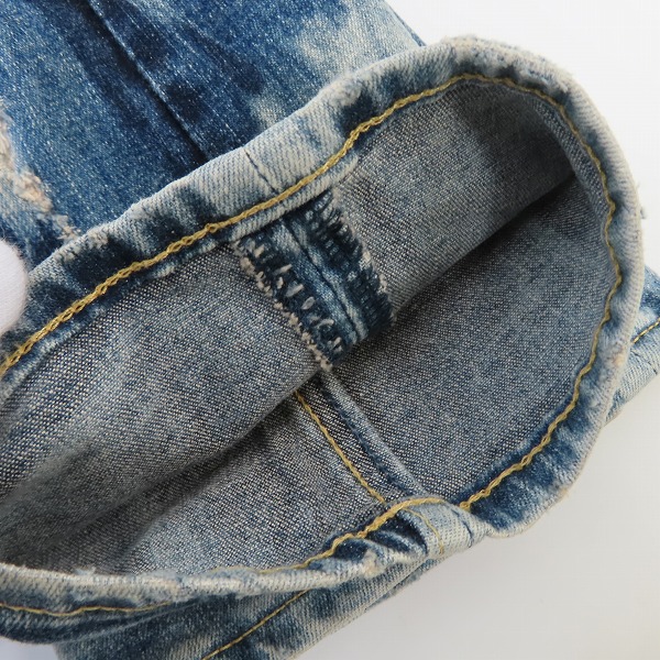 実際に弊社で買取させて頂いたLGB/ルグランブルー ダメージデニムパンツ/29の画像 9枚目