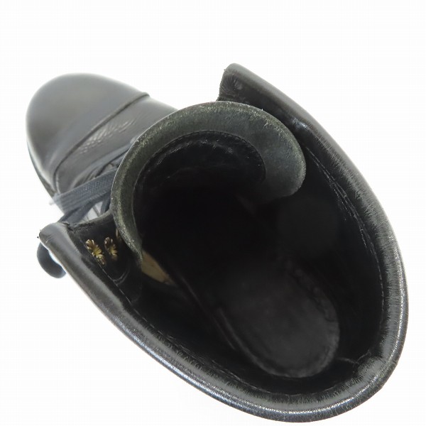 実際に弊社で買取させて頂いたCALEE/キャリー レースアップ レザー ブーツの画像 4枚目