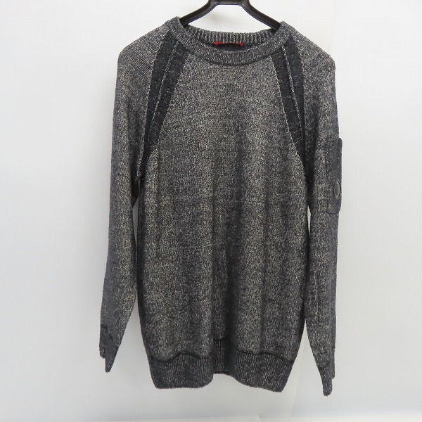 実際に弊社で買取させて頂いたC.P.COMPANY/シーピーカンパニー CREW NECK FLEECE KNITWEAR グレー系 07CMKN156A/52 