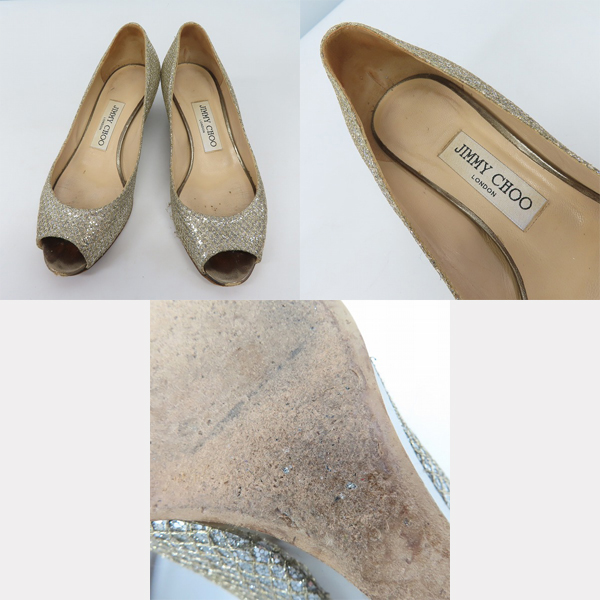 実際に弊社で買取させて頂いたJimmy Choo/ジミーチュウ ヒール/パンプス 3点セットの画像 2枚目