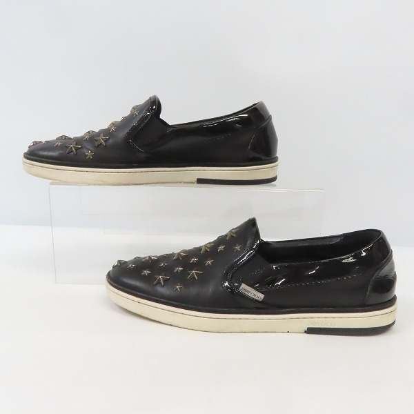 実際に弊社で買取させて頂いたJIMMY CHOO/ジミーチュウ 132GROVE スタースタッズ スリッポン/シューズ 41の画像 3枚目