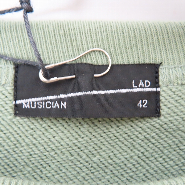 実際に弊社で買取させて頂いたLAD MUSICIAN/ラッドミュージシャン CREW NECK BIG PULLOVER プルオーバー スウェット 2220-603/42の画像 2枚目