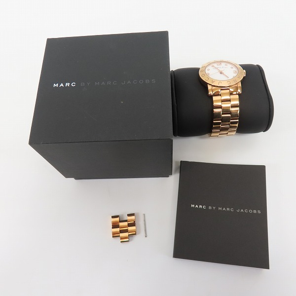 実際に弊社で買取させて頂いたMARC BY MARC JACOBS/マークバイマークジェイコブス クォーツ 腕時計【動作未確認】の画像 8枚目