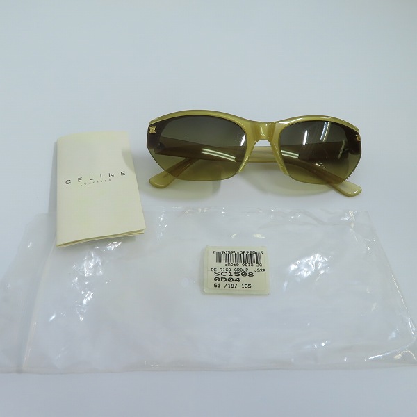 実際に弊社で買取させて頂いた(3)CELINE/セリーヌ サングラス アイウェア SC1508 col.D04の画像 8枚目